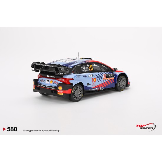 1/18 HYUNDAI I20 N RALLY1 HYBRID NO.11 2024 RALLY MONTE CARLO WINNER