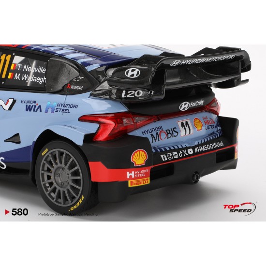 1/18 HYUNDAI I20 N RALLY1 HYBRID NO.11 2024 RALLY MONTE CARLO WINNER