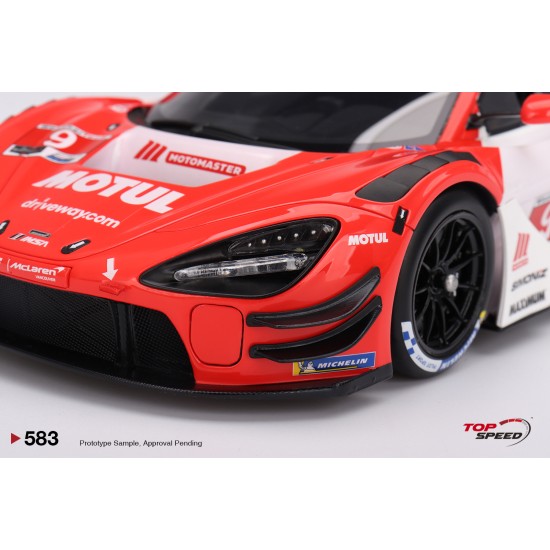 1/18 MCLAREN 720 GT3 EVO NO.9 PFAFF MOTORSPORT 2024 IMSA MOTUL COURSE DE MONTEREY