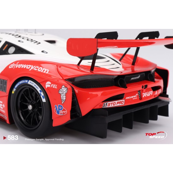 1/18 MCLAREN 720 GT3 EVO NO.9 PFAFF MOTORSPORT 2024 IMSA MOTUL COURSE DE MONTEREY