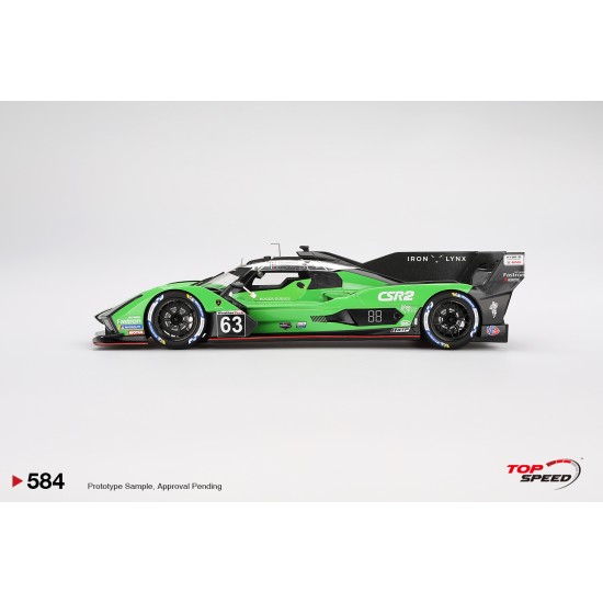 1/18 LAMBORGHINI SC63 NO.63 IRON LYNX 2024 IMSA SEBRING 12 HRS