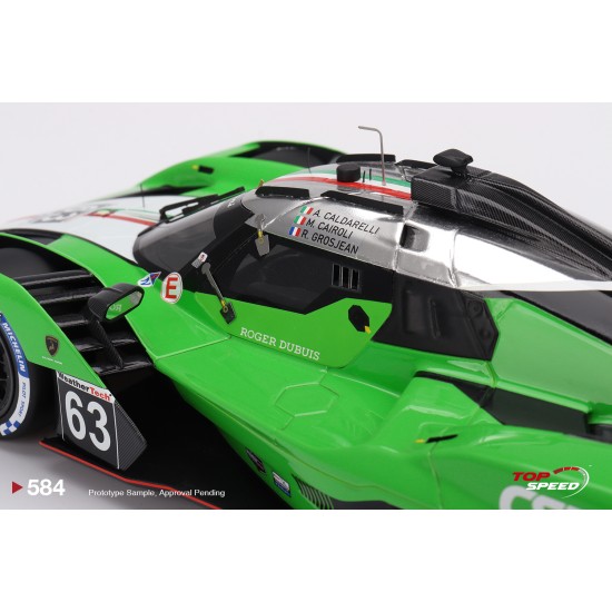 1/18 LAMBORGHINI SC63 NO.63 IRON LYNX 2024 IMSA SEBRING 12 HRS