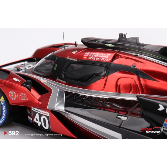 1/18 ACURA ARX-06 GTP NO.40 WAYNE TAYLOR RACING WITH ANDRETTI 2024 IMSA SEBRING 12 HRS WINNER