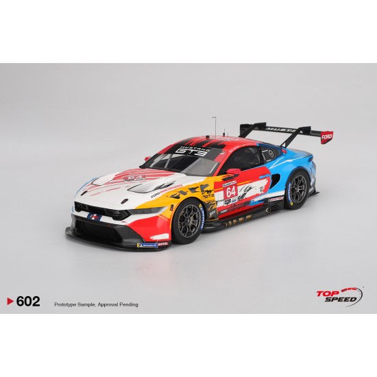 1/18 FORD MUSTANG GT3 NO.64 FORD MULTIMATIC MOTORSPORTS 2024 IMSA LAGUNA SECA