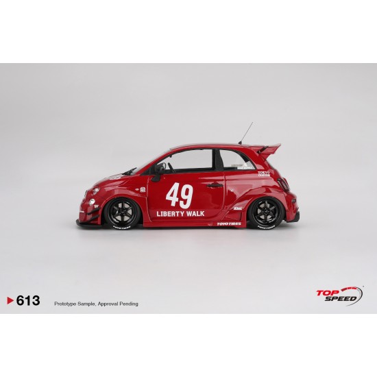 1/18 ABARTH LB-WORKS X ABAS WORKS 595 RED