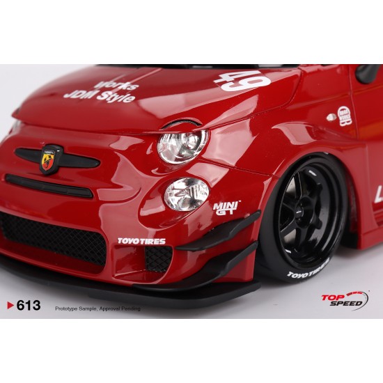 1/18 ABARTH LB-WORKS X ABAS WORKS 595 RED