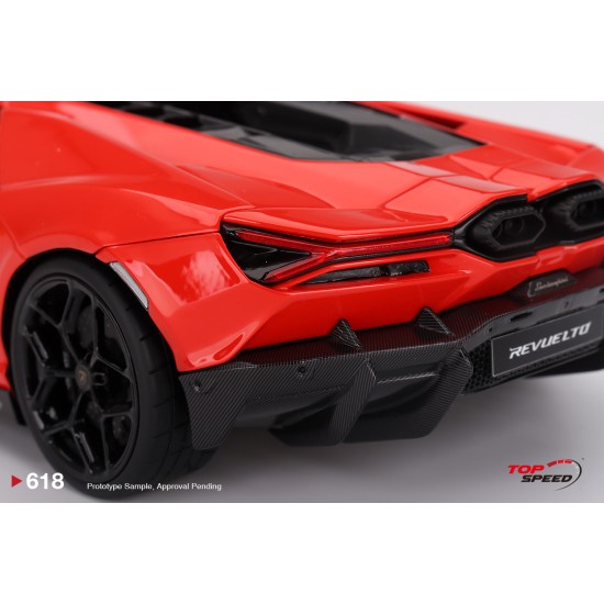 1/18 LAMBORGHINI REVUELTO ARANCIO DAC LUCIDO