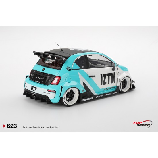 1/18 ABARTH 595 LB-WORKS X ABAS WORKS IZTK