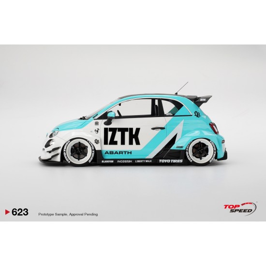 1/18 ABARTH 595 LB-WORKS X ABAS WORKS IZTK