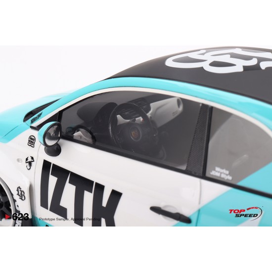 1/18 ABARTH 595 LB-WORKS X ABAS WORKS IZTK