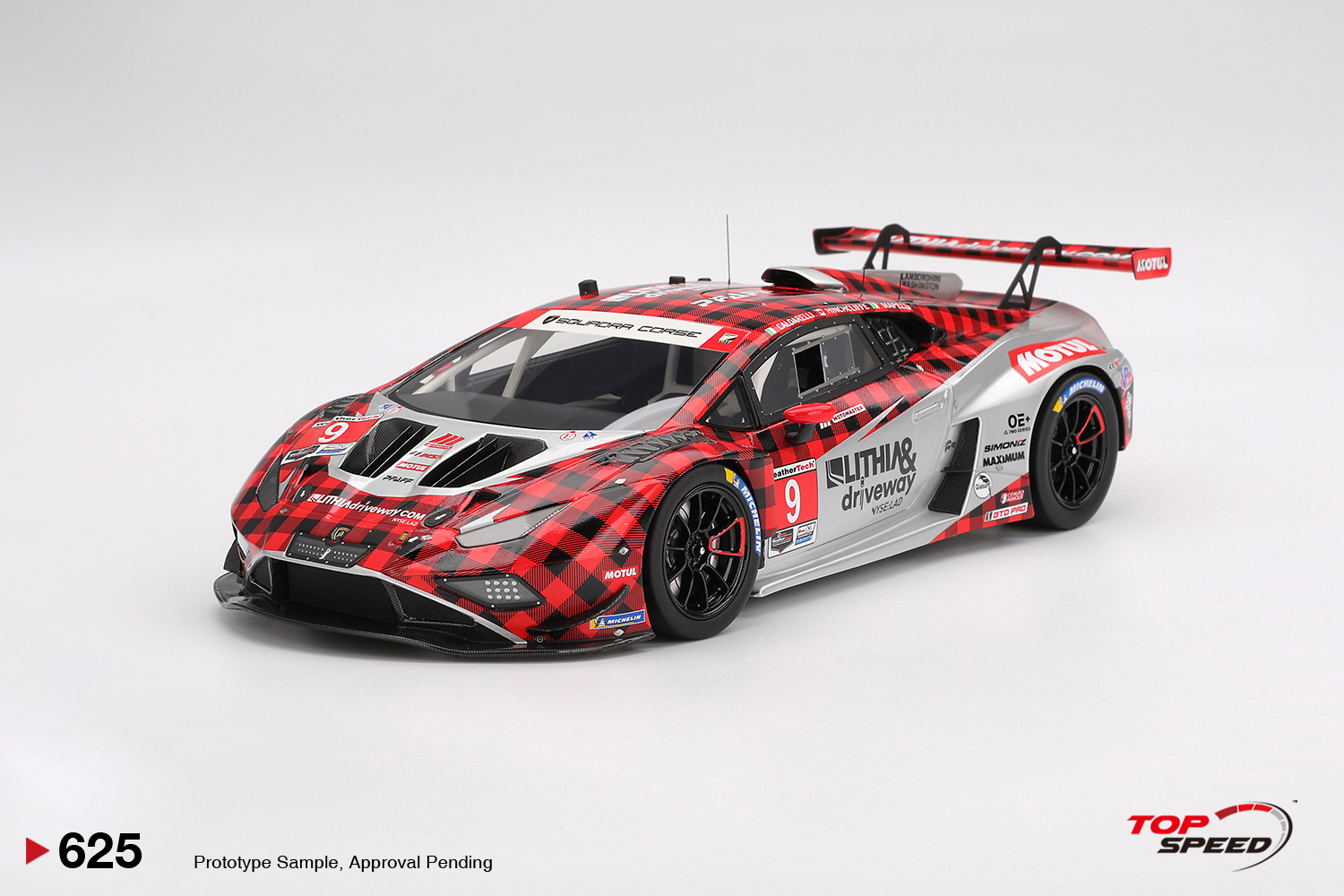 Miniature Spark 1/18 – Lamborghini Huracan Evo GT3 #21 Nürburgring 2020