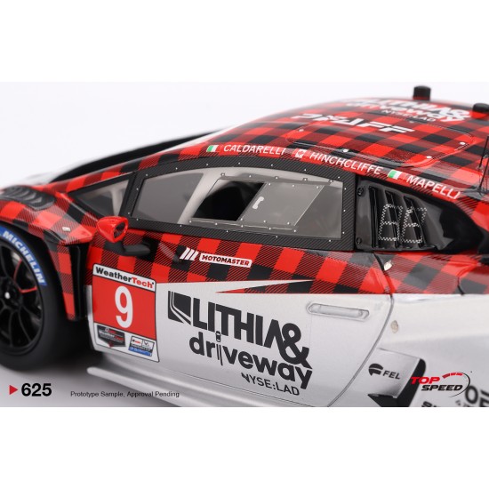 1/18 LAMBORGHINI HURACAN GT3 EVO2 NO.9 PFAFF MOTORSPORTS IMSA SEBRING 12 HRS