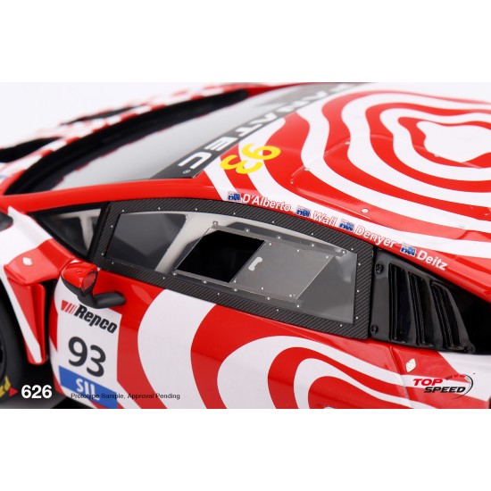 1/18 LAMBORGHINI HURACAN GT3 EVO2 NO.93 WALL RACING 2024 BATHURST 12 HRS