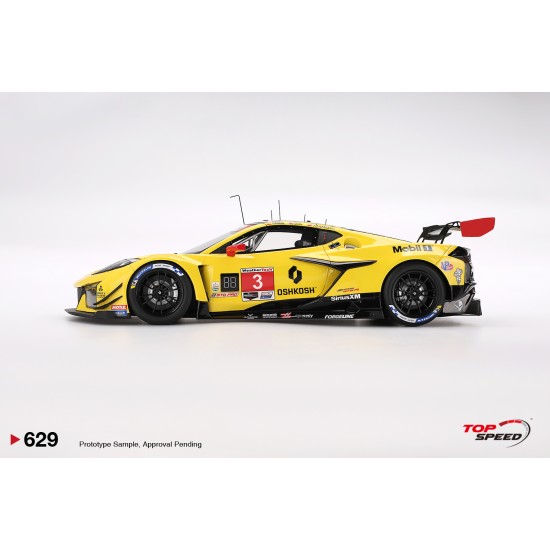 1/18 CHEVROLET CORVETTE Z06 GT3.R NO.3 CORVETTE RACING BY PRATT MILLER MOTORSPORTS 2025 IMSA DAYTONA 24 HRS