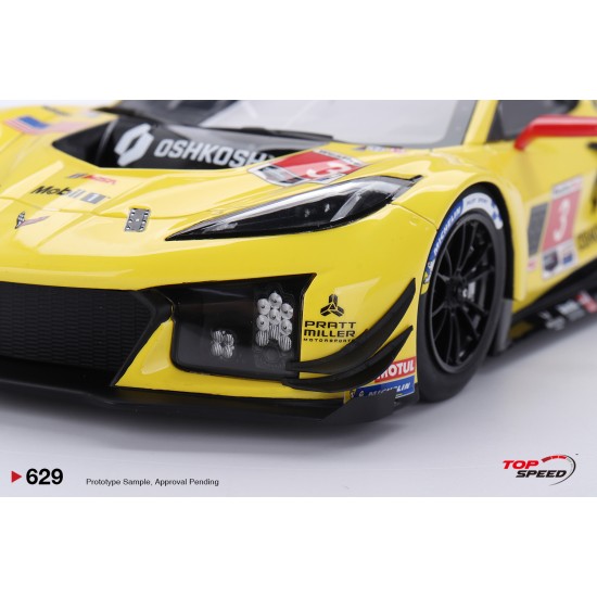 1/18 CHEVROLET CORVETTE Z06 GT3.R NO.3 CORVETTE RACING BY PRATT MILLER MOTORSPORTS 2025 IMSA DAYTONA 24 HRS