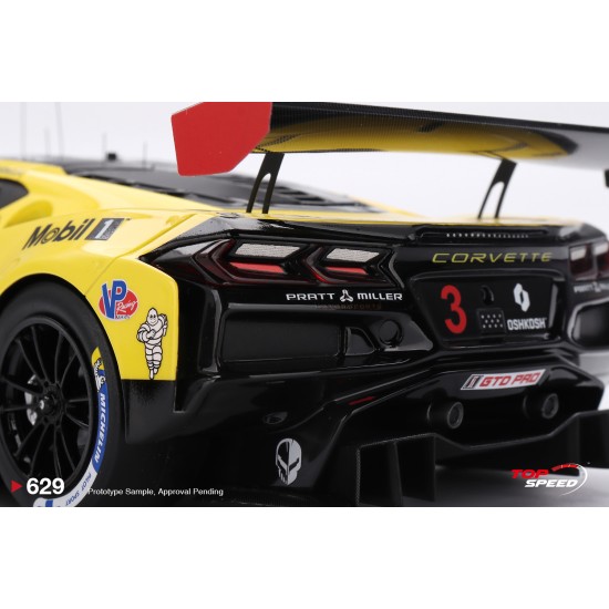 1/18 CHEVROLET CORVETTE Z06 GT3.R NO.3 CORVETTE RACING BY PRATT MILLER MOTORSPORTS 2025 IMSA DAYTONA 24 HRS