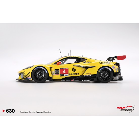 1/18 CHEVROLET CORVETTE Z06 GT3.R NO.4 CORVETTE RACING BY PRATT MILLER MOTORSPORTS 2025 IMSA DAYTONA 24 HRS