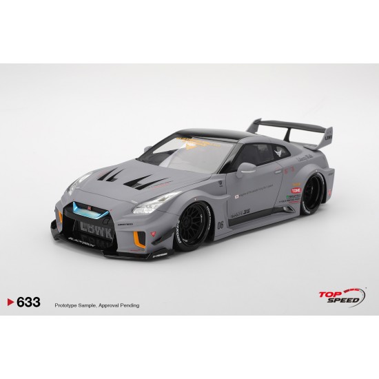 1/18 NISSAN LB-SILHOUETTE WORKS GT 35GT-RR VER.1 MATT GREY