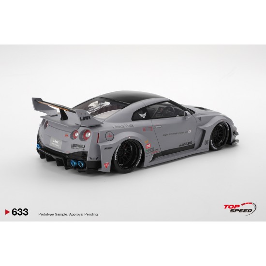 1/18 NISSAN LB-SILHOUETTE WORKS GT 35GT-RR VER.1 MATT GREY