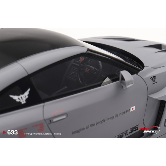 1/18 NISSAN LB-SILHOUETTE WORKS GT 35GT-RR VER.1 MATT GREY