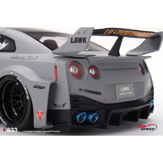 1/18 NISSAN LB-SILHOUETTE WORKS GT 35GT-RR VER.1 MATT GREY