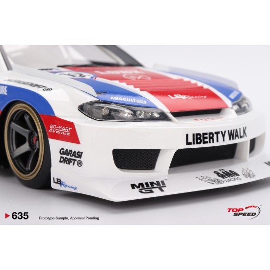 1/18 NISSAN LB-SUPER SILHOUETTE S15 SILVIA GARASIDRIFT X LBWK 2025