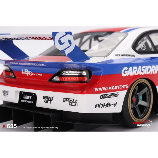 1/18 NISSAN LB-SUPER SILHOUETTE S15 SILVIA GARASIDRIFT X LBWK 2025