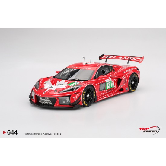 1/18 CHEVROLET CORVETTE Z06 GT3.R NO.13 AWA RACING 2025 LE MANS 24 HRS