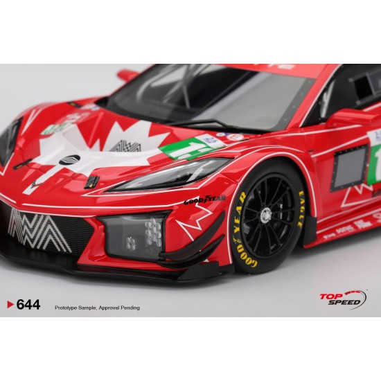 1/18 CHEVROLET CORVETTE Z06 GT3.R NO.13 AWA RACING 2025 LE MANS 24 HRS