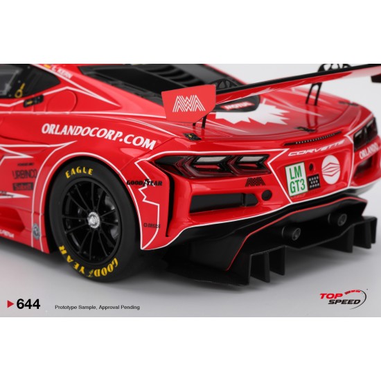 1/18 CHEVROLET CORVETTE Z06 GT3.R NO.13 AWA RACING 2025 LE MANS 24 HRS