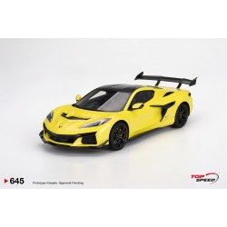 1/18 CHEVROLET CORVETTE ZR1 ACCELERATE YELLOW