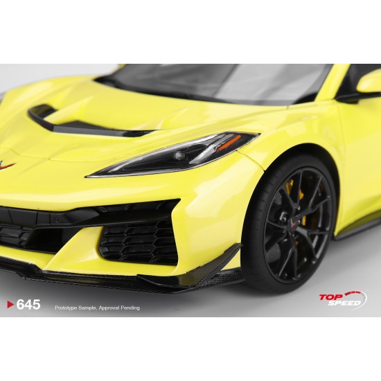 1/18 CHEVROLET CORVETTE ZR1 ACCELERATE YELLOW