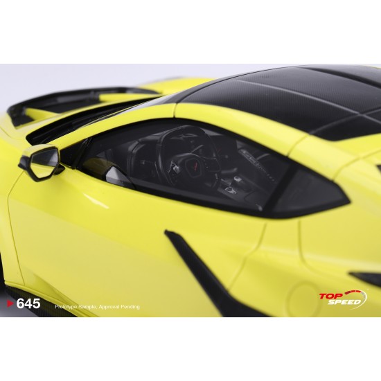 1/18 CHEVROLET CORVETTE ZR1 ACCELERATE YELLOW
