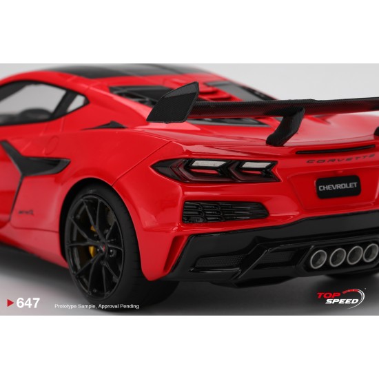 1/18 CHEVROLET CORVETTE ZR1 TORCH RED