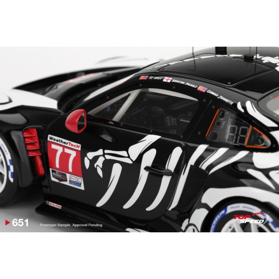 1/18 PORSHE 911 GT3 R NO.77 AO RACING 2025 IMSA PETIT LE MANS