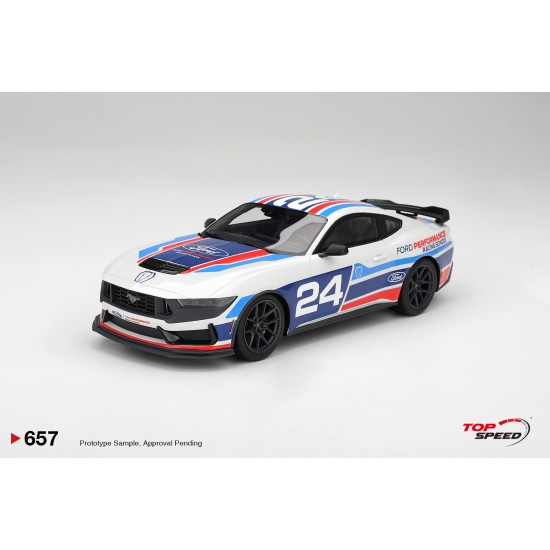1/18 FORD MUSTANG DARK HORSE NO.24 FORD PERFORMANCE RACING SCHOOL