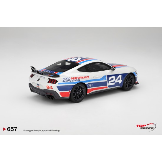 1/18 FORD MUSTANG DARK HORSE NO.24 FORD PERFORMANCE RACING SCHOOL