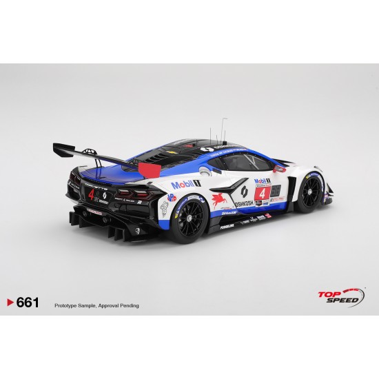 1/18 CHEVROLET CORVETTE Z06 GT3.R NO.4 CORVETTE RACING BY PRATT MILLER MOTORSPORTS 2025 IMSA SEBRING 12 HRS