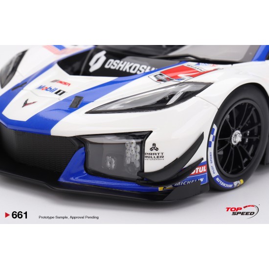 1/18 CHEVROLET CORVETTE Z06 GT3.R NO.4 CORVETTE RACING BY PRATT MILLER MOTORSPORTS 2025 IMSA SEBRING 12 HRS