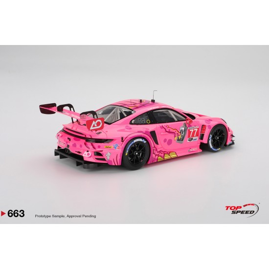 1/18 PORSCHE 911 GT3 R (992) NO.77 AO RACING 2025 IMSA DETROIT GRAND PRIX