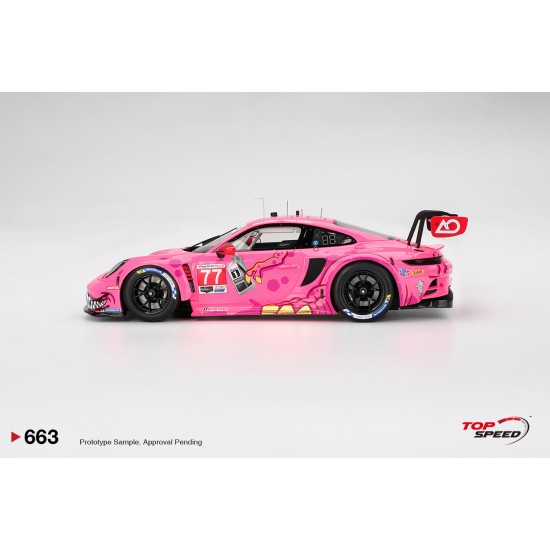 1/18 PORSCHE 911 GT3 R (992) NO.77 AO RACING 2025 IMSA DETROIT GRAND PRIX