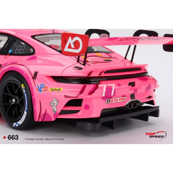 1/18 PORSCHE 911 GT3 R (992) NO.77 AO RACING 2025 IMSA DETROIT GRAND PRIX