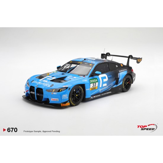 1/18 BMW M4 GT3 EVO NO.33 SCHUBERT MOTORSPORT 2025 DTM ZANDVOORT RACE 1 WINNER