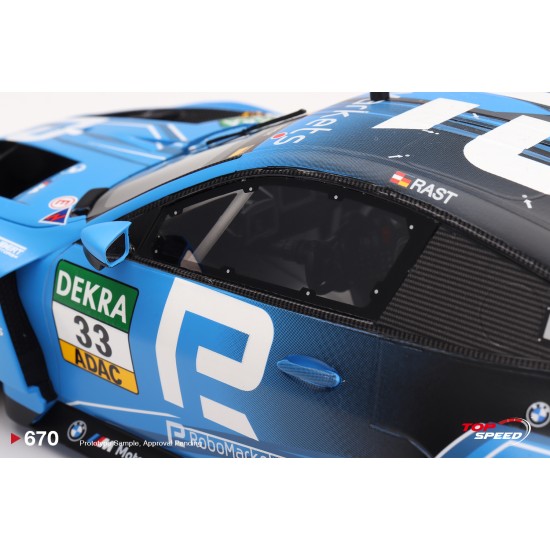 1/18 BMW M4 GT3 EVO NO.33 SCHUBERT MOTORSPORT 2025 DTM ZANDVOORT RACE 1 WINNER