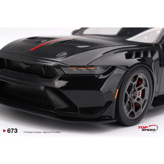 1/18 FORD MUSTANG GTD SHADOW BLACK