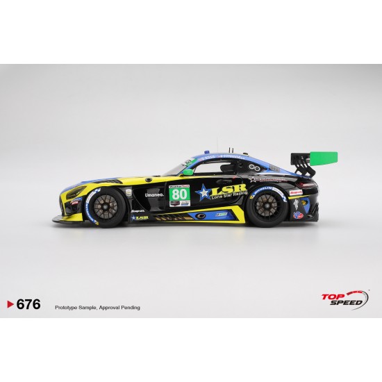 1/18 MERCEDES-AMG GT3 EVO NO.80 LONE STAR RACING 2025 IMSA DAYTONA 24 HRS