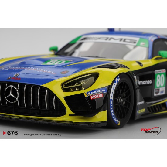 1/18 MERCEDES-AMG GT3 EVO NO.80 LONE STAR RACING 2025 IMSA DAYTONA 24 HRS