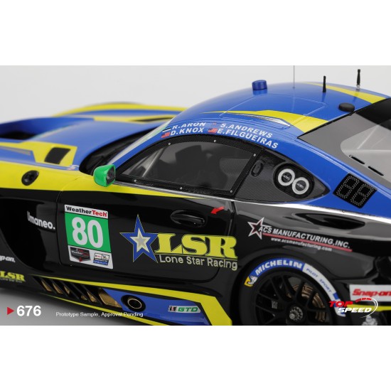 1/18 MERCEDES-AMG GT3 EVO NO.80 LONE STAR RACING 2025 IMSA DAYTONA 24 HRS