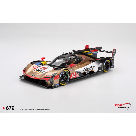1/18 CADILLAC V-SERIES.R NO.12 CADILLAC HERTZ TEAM JOTA 2025 LE MANS 24 HRS