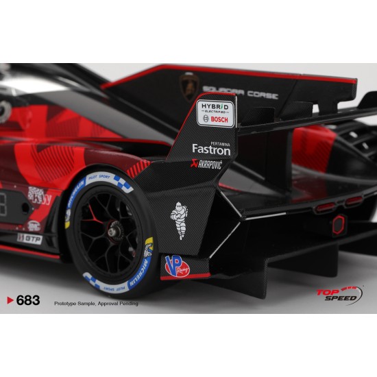 1/18 LAMBORGHINI SC63 NO.63 AUTOMOBILI LAMBORGHINI SQUADRA CORSE 2025 IMSA DAYTONA 24 HRS